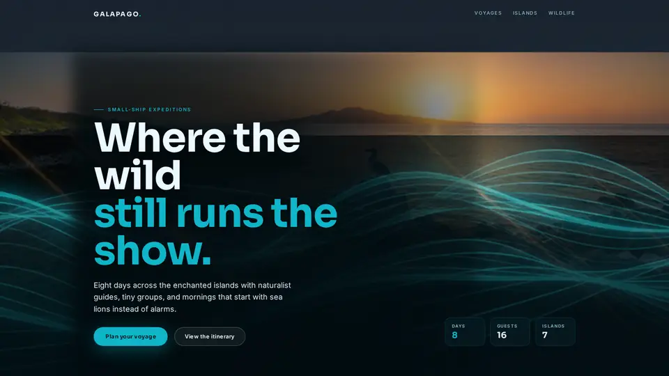 Galapago, a Clikiti Pages redesign