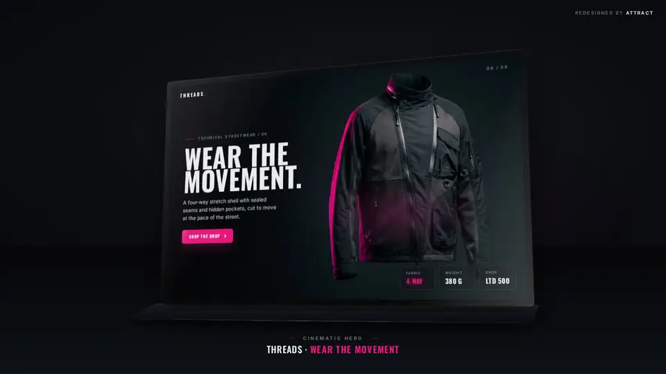 Threads, a Clikiti Pages redesign