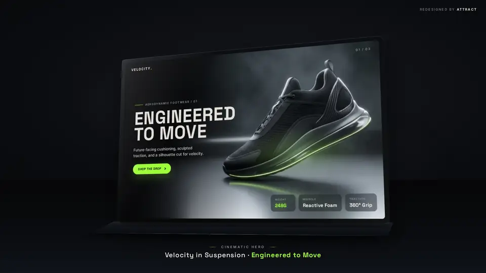 Velocity, a Clikiti Pages redesign